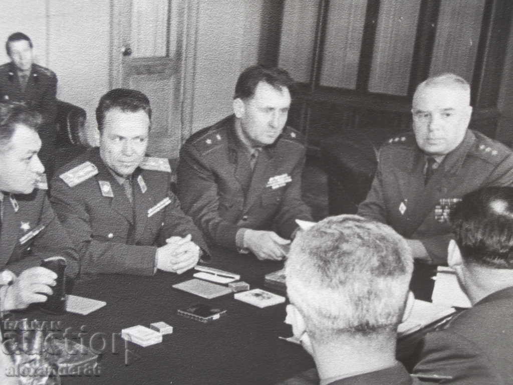 Colonel-General Grushevoy General Delcho Simov 1969 6 photos - 5 Colonel-General Grushevoy General Delcho Simov 1969 6 photos - 5