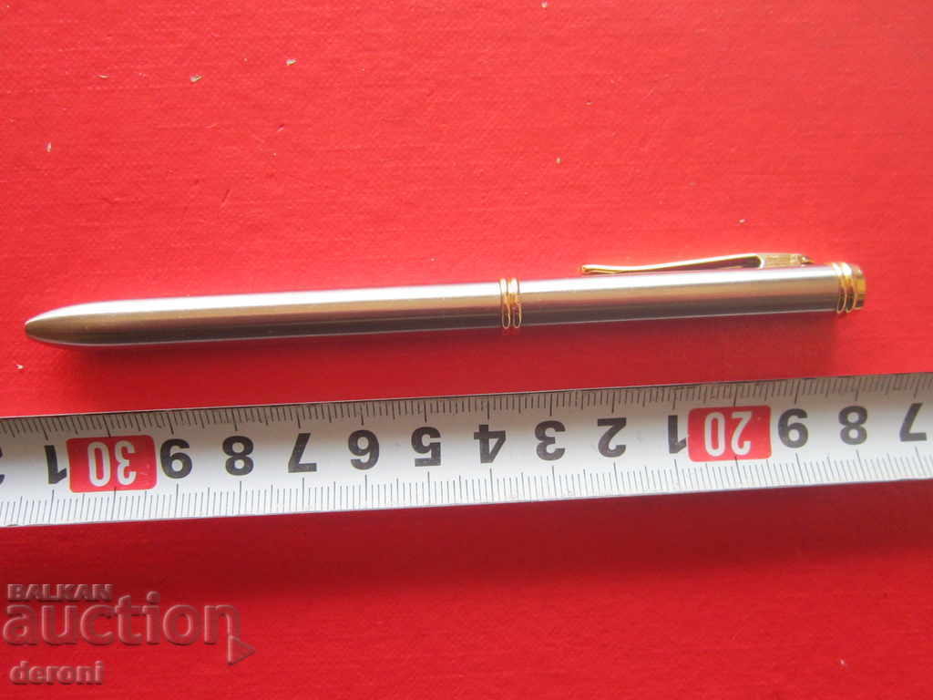 Немска позлатена  химикалка химикал писалка два цвята