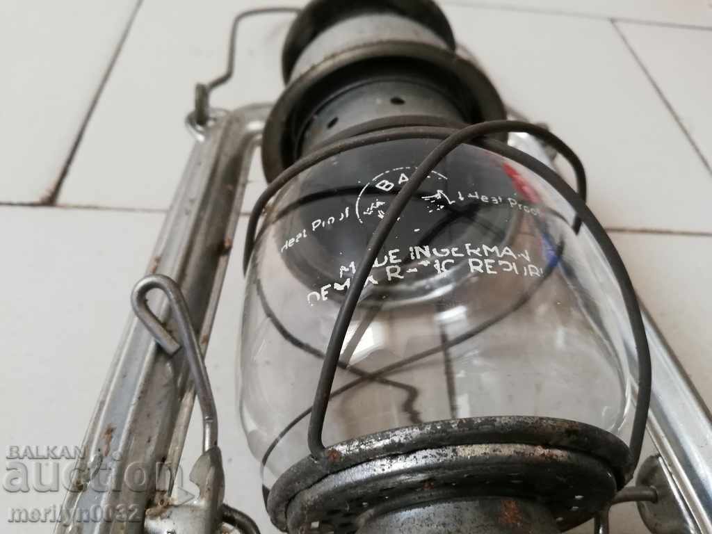 Old German lantern, lamp, spotlight lamp with price 58.00 BGN | € 29.65