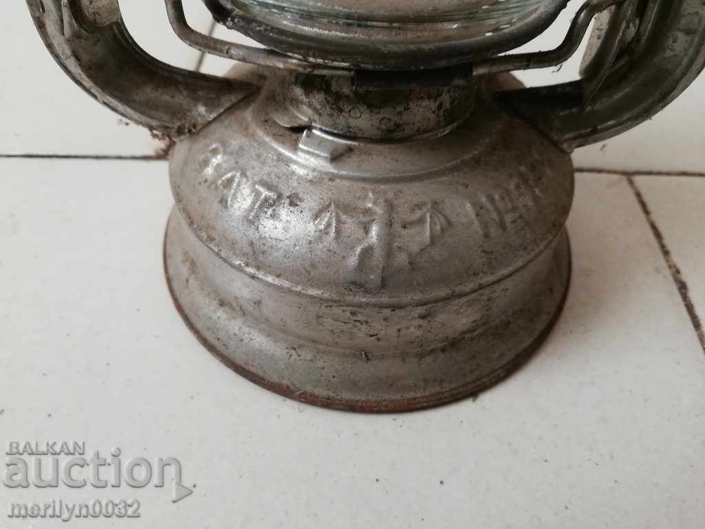 Delivery of Old German lantern, lamp, spotlight lamp