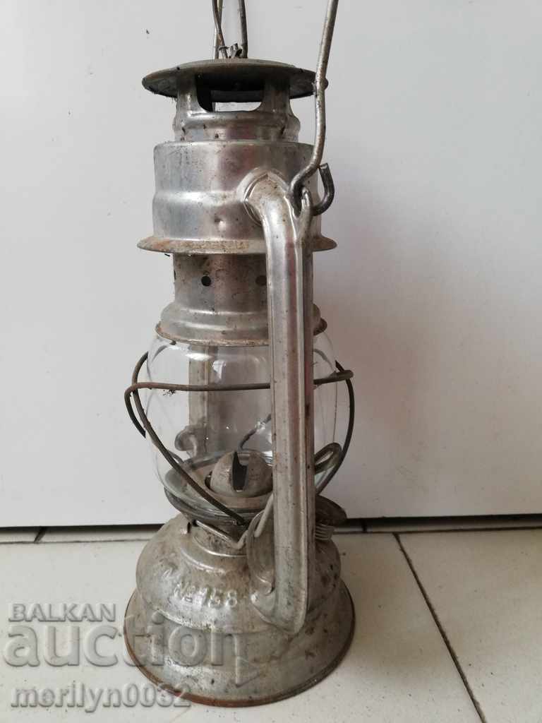 Old German lantern, lamp, spotlight lamp - 6
