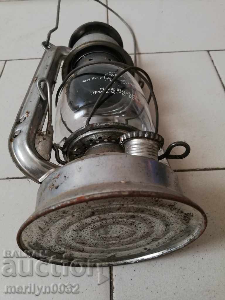Old German lantern, lamp, spotlight lamp - 7