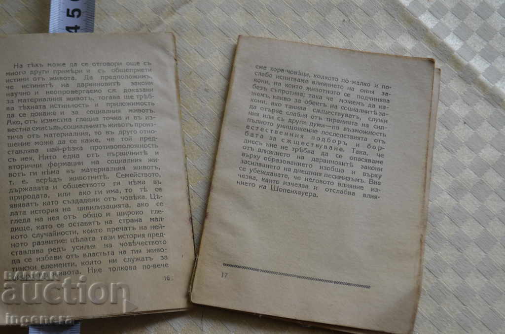 Auction BOOK F. Brunettier - The Sources of Pessimism-1925 Auction BOOK F. Brunettier - The Sources of Pessimism-1925