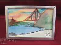 1993. Έργο Τέχνης με Ακουαρέλα του John Tunni