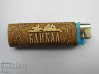 Birch lighter case from Lake Baikal, Russia