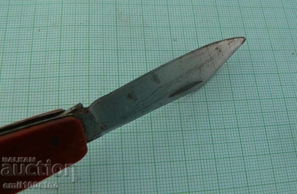Foldable pocket travel knife with USSR opener - 6