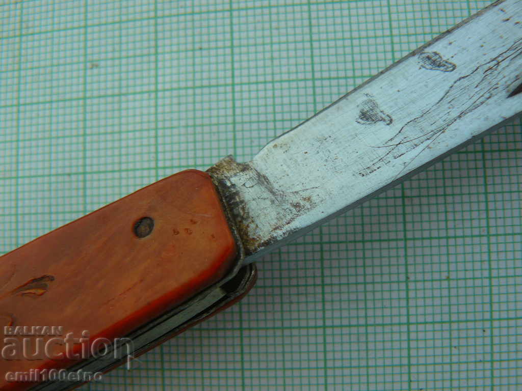 Foldable pocket travel knife with USSR opener - 7