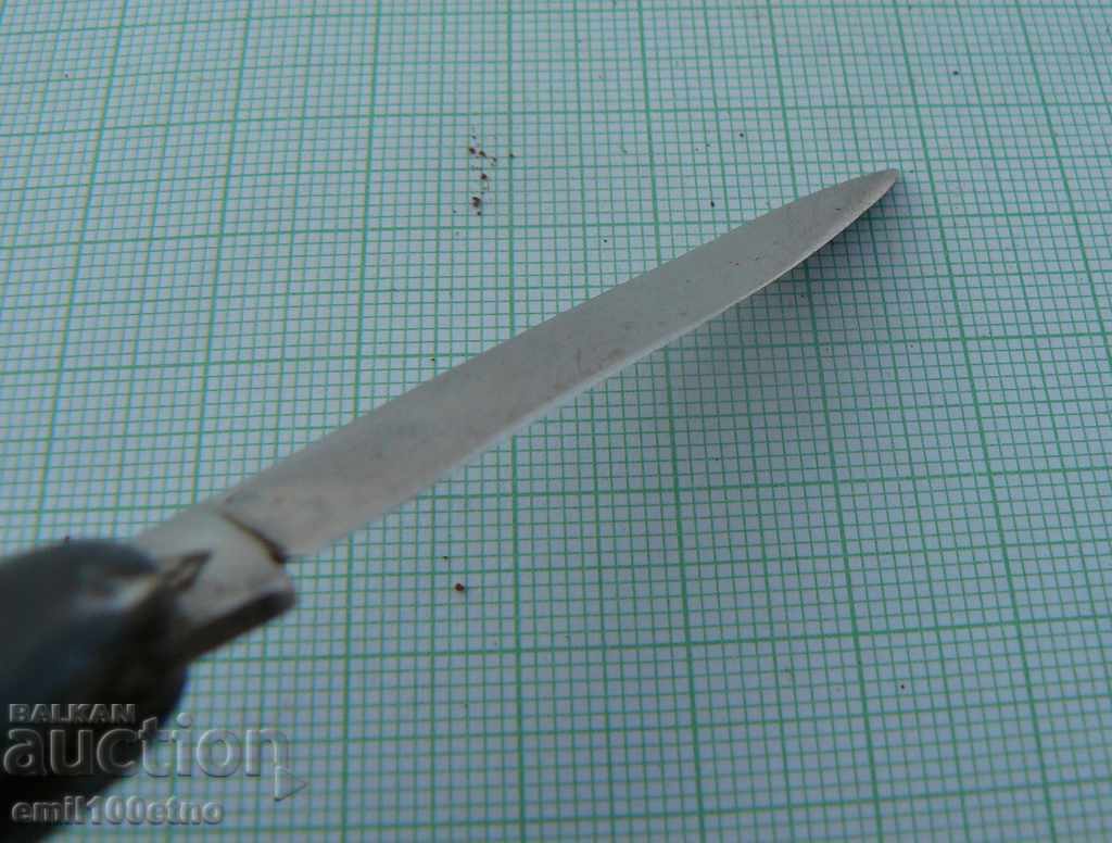 Old folding pocket knife with GML corkscrew - 6 Old folding pocket knife with GML corkscrew - 6