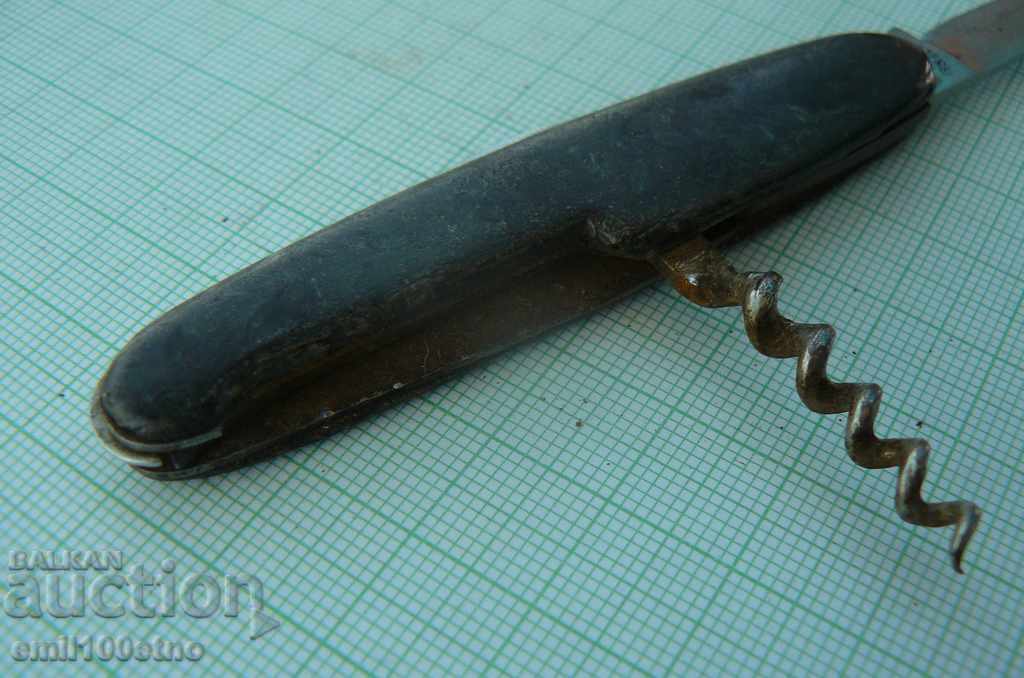 Old folding pocket knife with GML corkscrew - 7 Old folding pocket knife with GML corkscrew - 7
