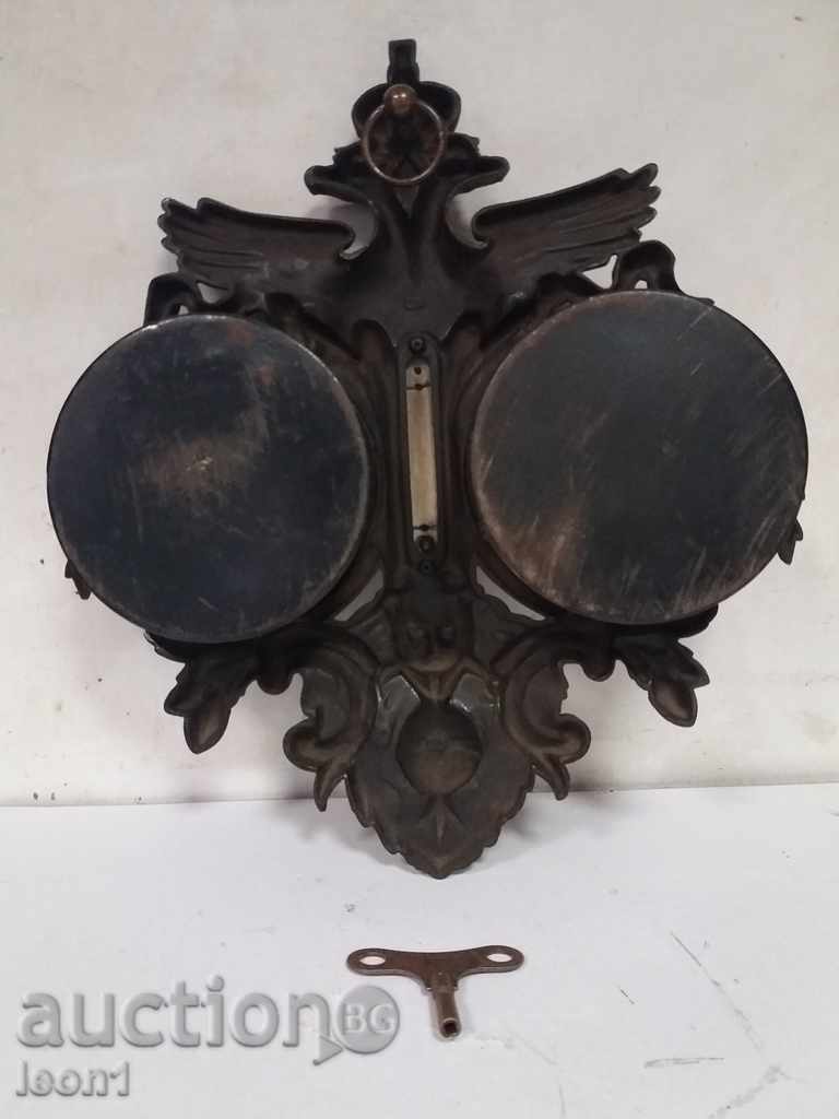 An antique clock ship with a barometer and a thermometer with price 1600.00 BGN | € 818.07 An antique clock ship with a barometer and a thermometer with price 1600.00 BGN | € 818.07