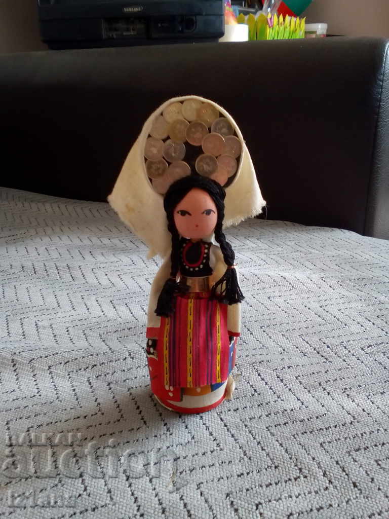 An old folk figurine, a souvenir