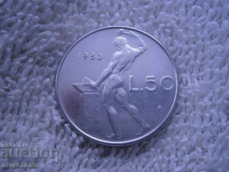 50 LEI 1980 - ITALY - THE COIN