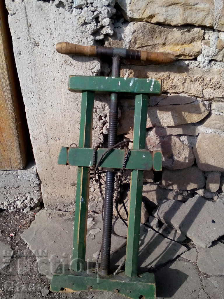 An old carpentry, vise with price 120.00 BGN | € 61.36