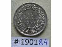 1/2 franc 1968 Switzerland