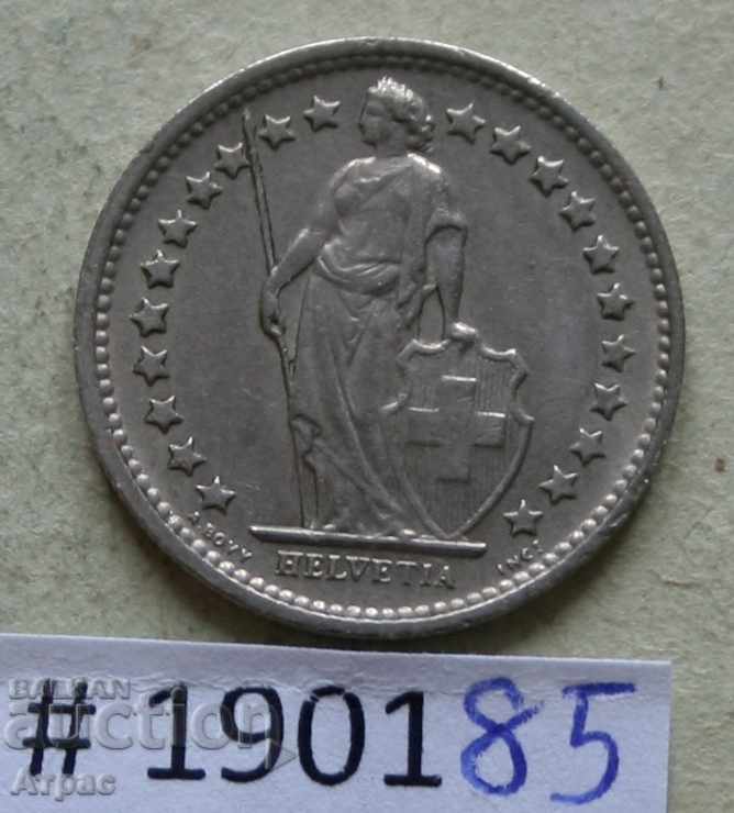 1/2 φράγκο Ελβετίας 1969 με τιμή € 0.66 | 1.29 BGN