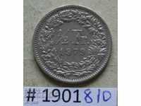 1/2 franc 1979 Elveția