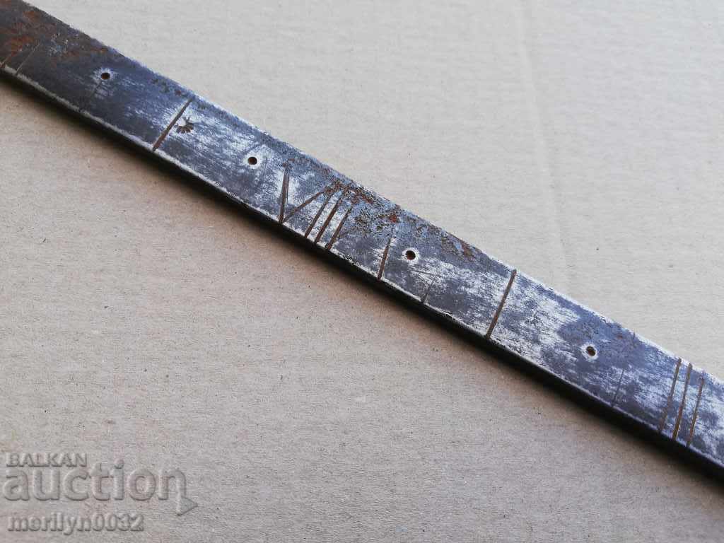 Forged armchair 1877 yr wrought iron, fabric measure, measure - 6