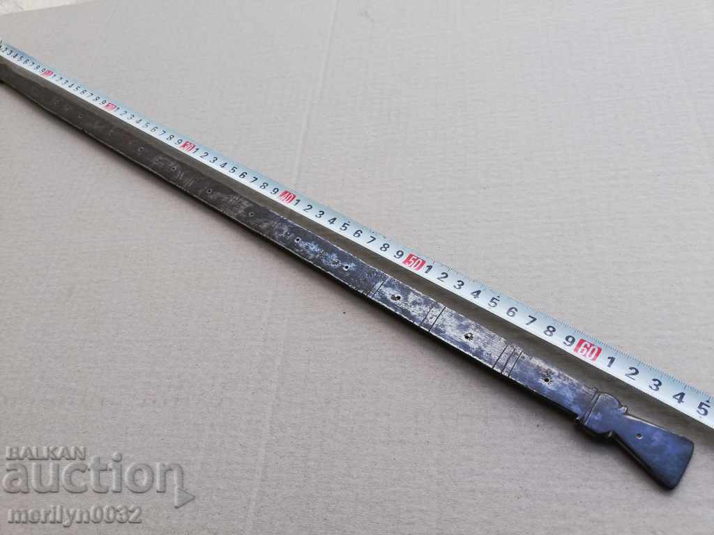 Forged armchair 1877 yr wrought iron, fabric measure, measure - 7