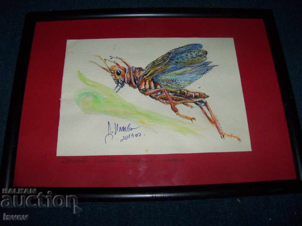 "Insect" 1 painting of the artist Desislava Ilieva - 5 "Insect" 1 painting of the artist Desislava Ilieva - 5