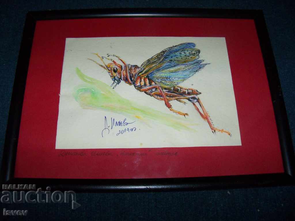 "Insect" 1 painting of the artist Desislava Ilieva - 6 "Insect" 1 painting of the artist Desislava Ilieva - 6