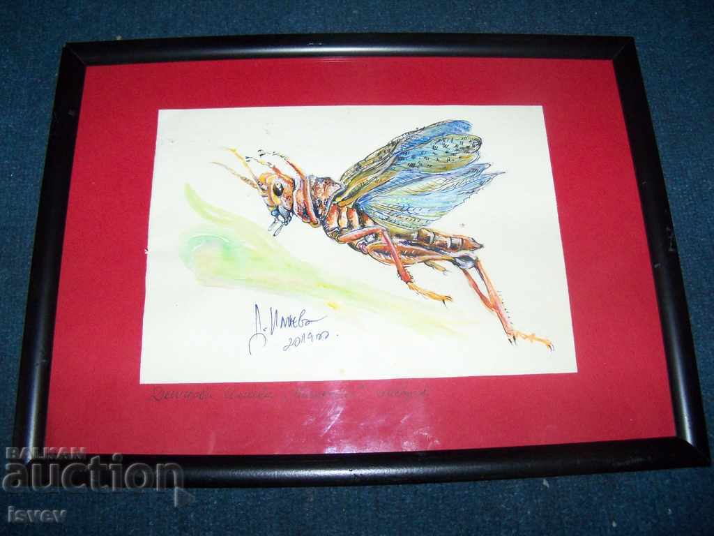 "Insect" 1 painting of the artist Desislava Ilieva - 7 "Insect" 1 painting of the artist Desislava Ilieva - 7