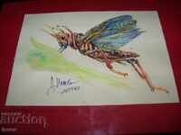 "Insect" 1 painting of the artist Desislava Ilieva