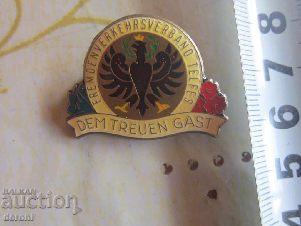 Unique large German badge sign eagle marker 2 with price 10.00 BGN | € 5.11