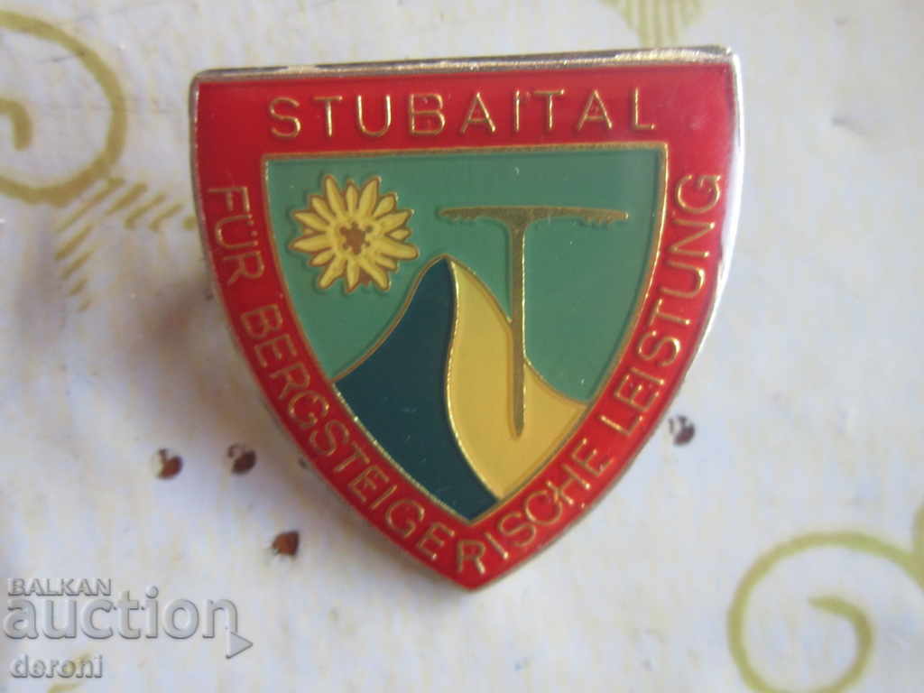 Δημοπρασία Τεράστια γερμανική αλπική σημάδι κέντημα σήμα