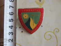 Huge German Alpine badge embroidery sign
