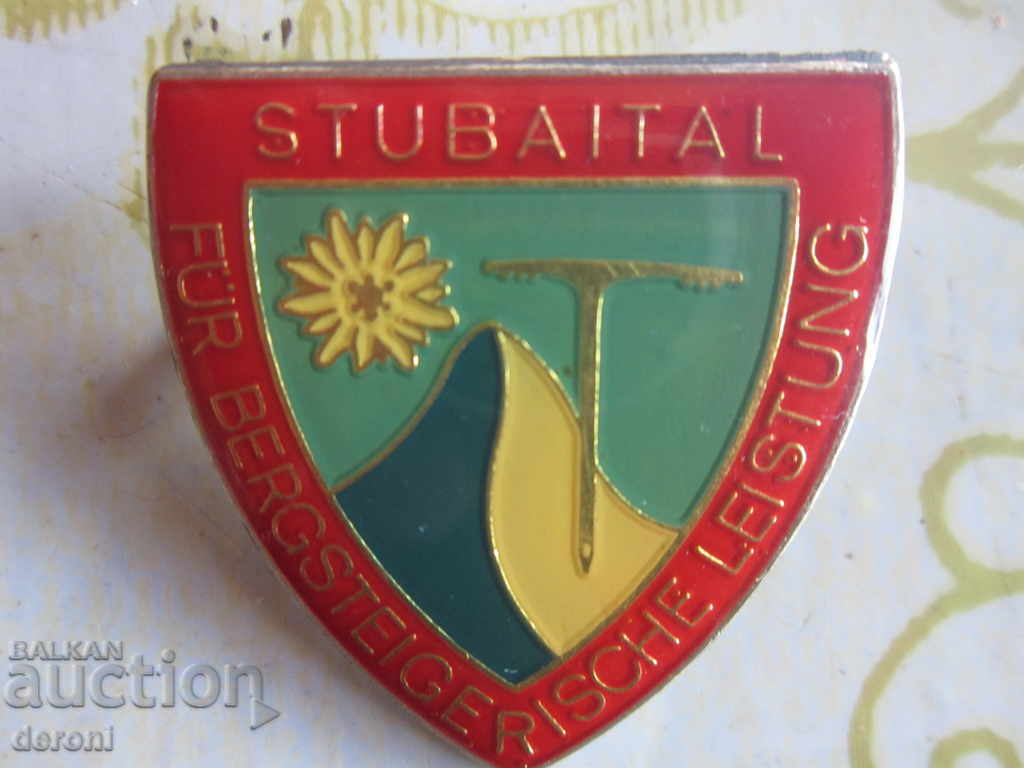 Auction  Huge German Alpine Badge Embroidery Mark Mark 2