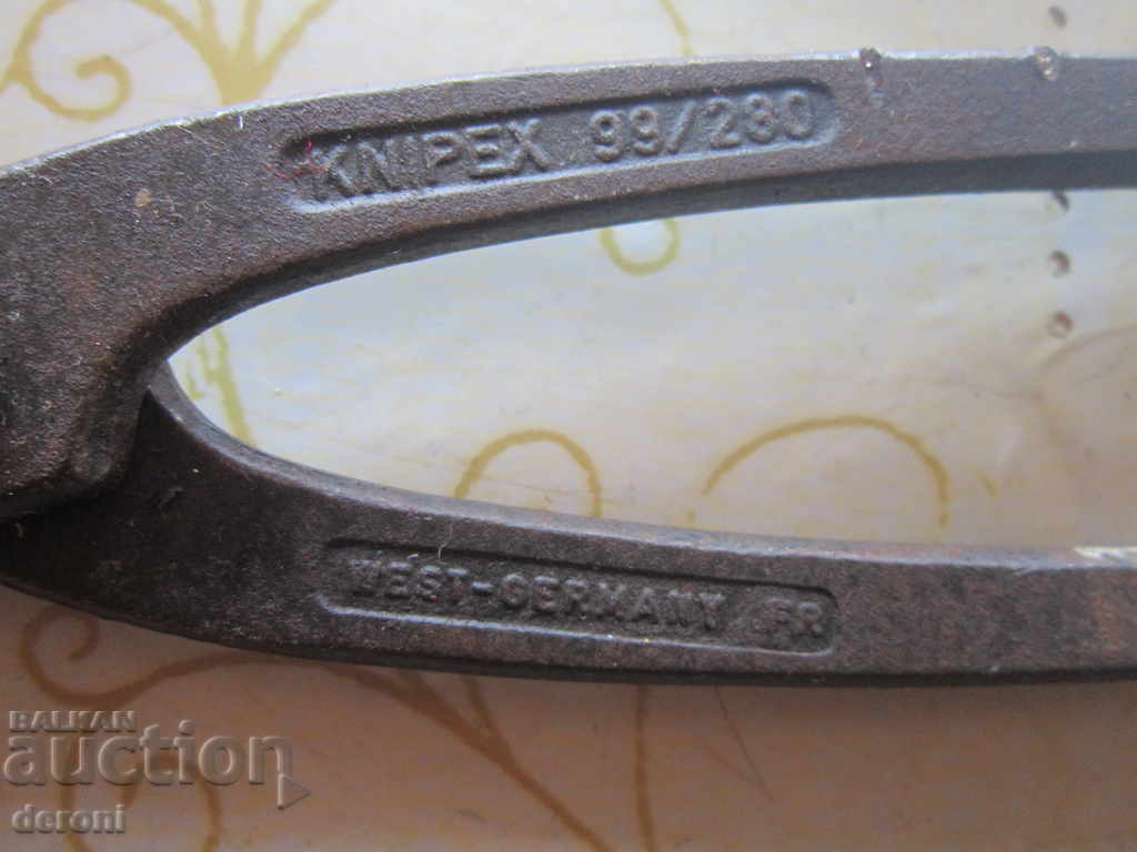 Old German big pliers Knipex West Germany - 5 Old German big pliers Knipex West Germany - 5
