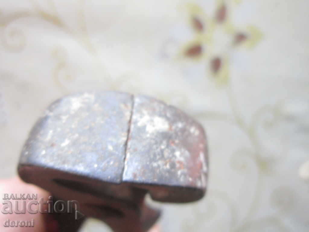 Old German small tongs with serrated - 5