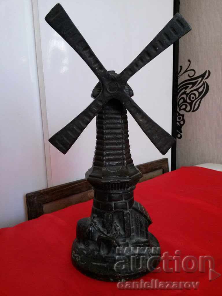 Old French Bronze Statuette MILL 19 Century