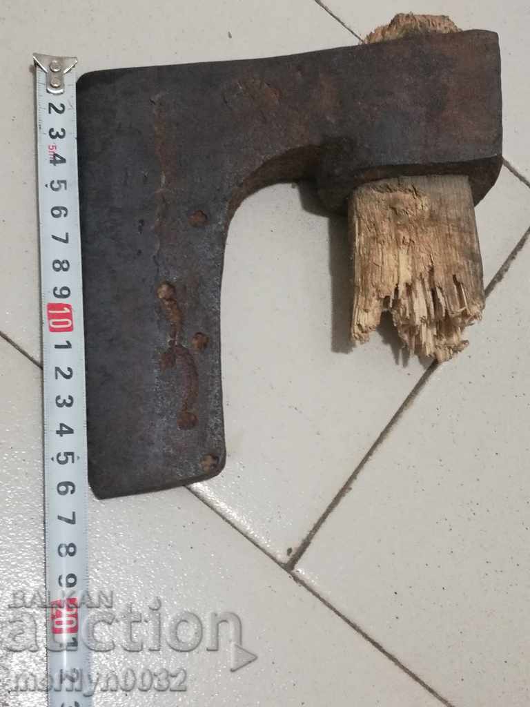 An old ax shaft tool wrought iron - 5 An old ax shaft tool wrought iron - 5