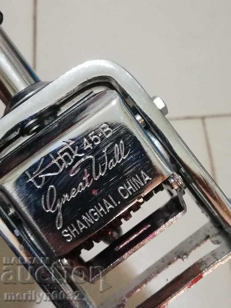 Rotary printing with Bakelite handle China 70s - 5 Rotary printing with Bakelite handle China 70s - 5