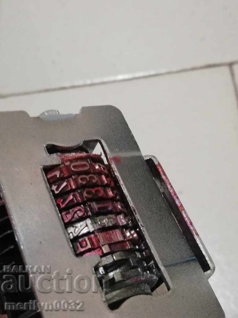 Rotary printing with Bakelite handle China 70s - 7 Rotary printing with Bakelite handle China 70s - 7