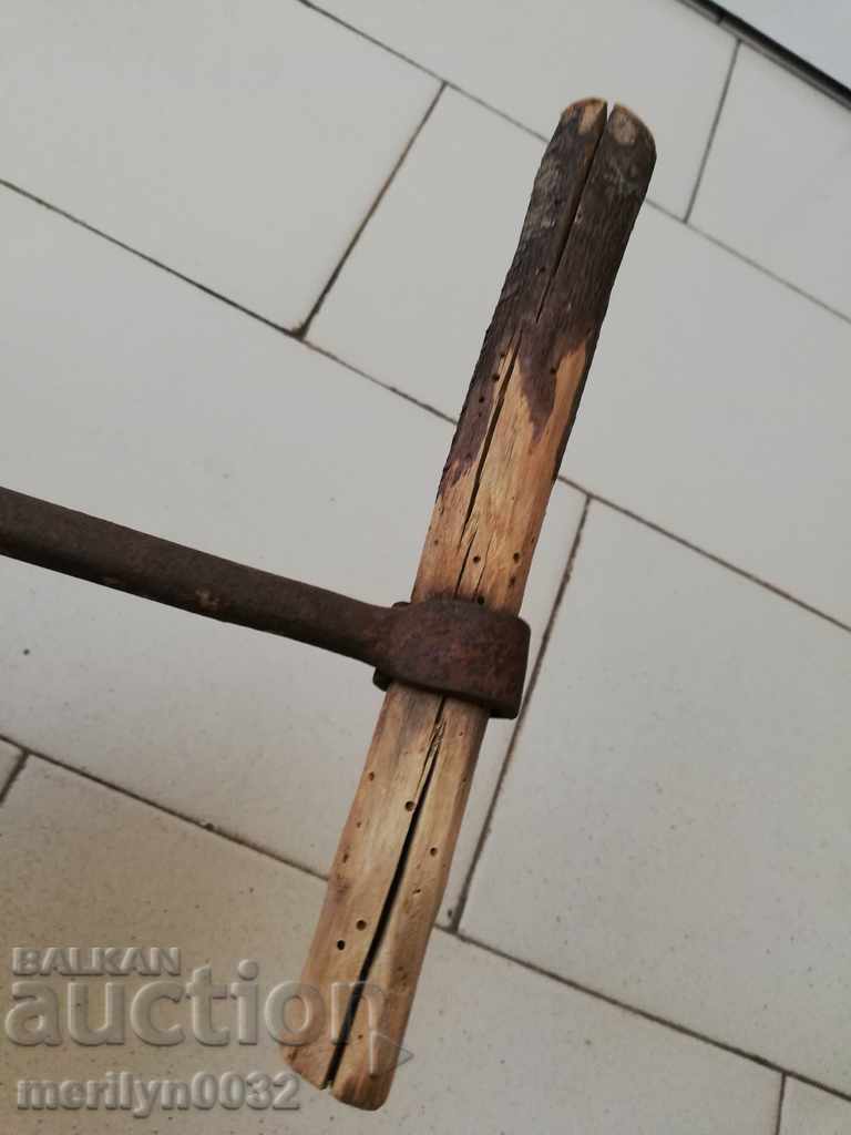 Old woodcutter, chopper, drill, tool - 7