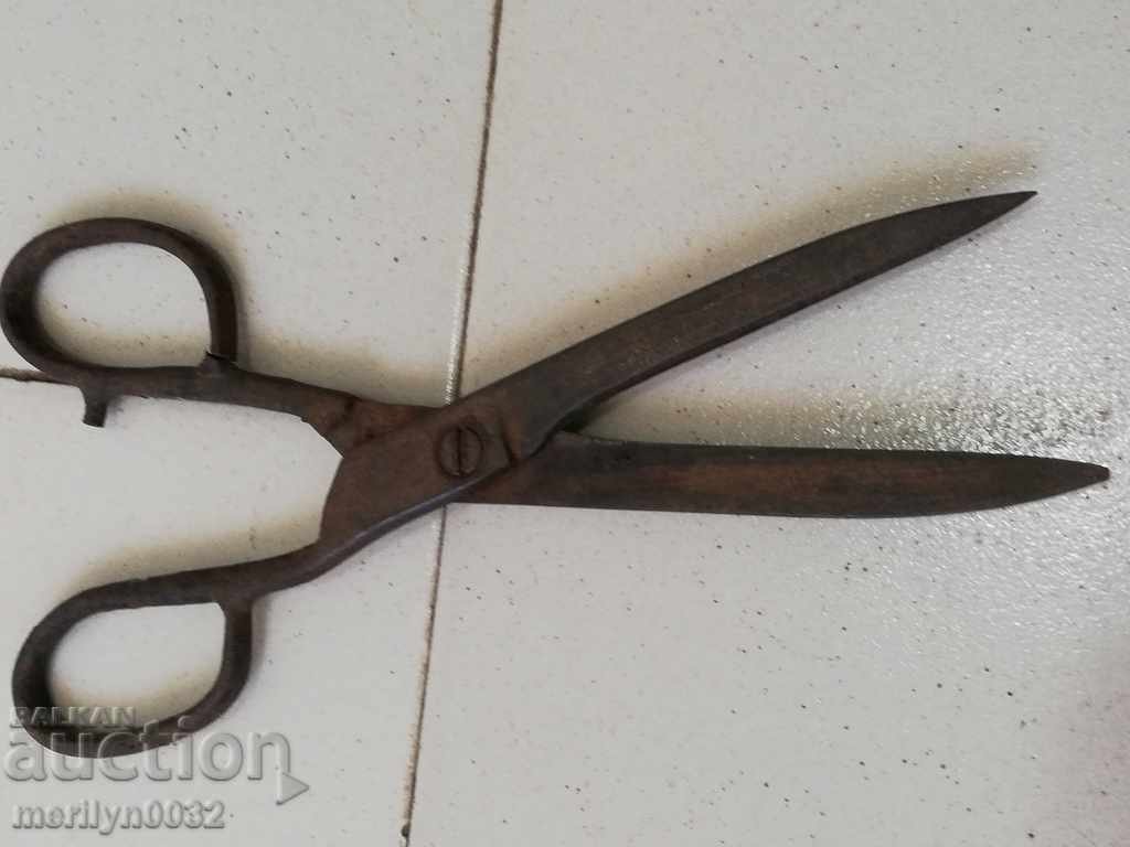 Παλιά πλαστά ψαλίδι, σίδερο - 5 Παλιά πλαστά ψαλίδι, σίδερο - 5