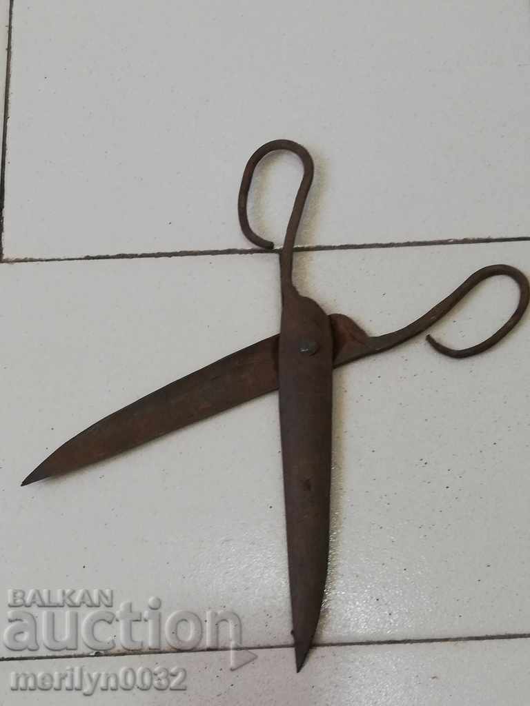Delivery of Old forged scissors, wrought iron Delivery of Old forged scissors, wrought iron