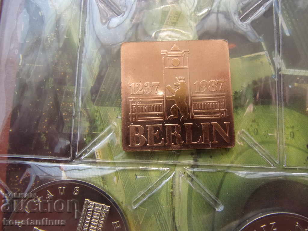 GDR Jubileen Seth 1987 - 750 de ani Berlin UNC - 5