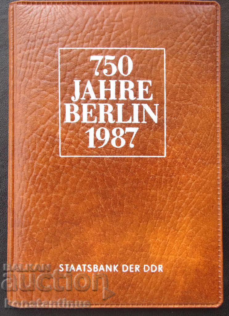 GDR Jubileen Seth 1987 - 750 de ani Berlin UNC - 6