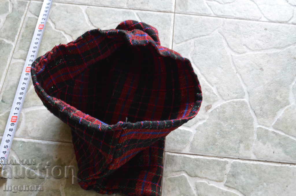 Auction  OLD WOVEN BAG, POUCH
