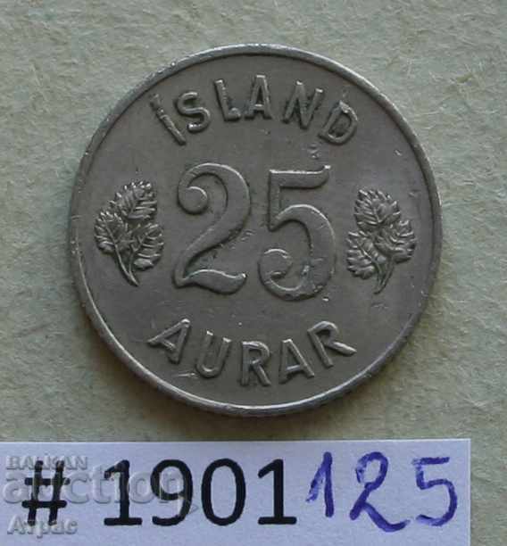 25 Aurar 1963 Iceland