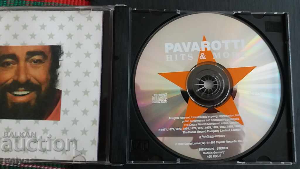 СД - PAVAROTTI - HITS AND MORE с цена 6.00 лв. | € 3.07 СД - PAVAROTTI - HITS AND MORE с цена 6.00 лв. | € 3.07