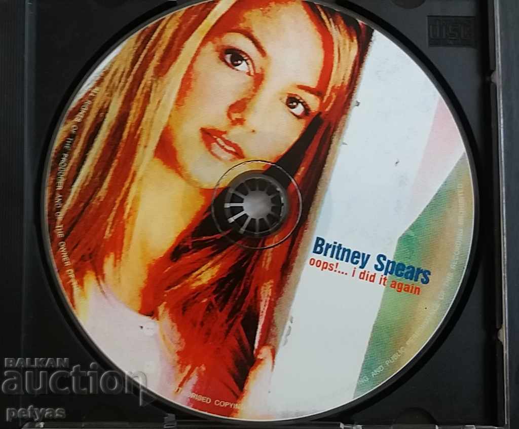 SD -BRITNEY SPEARS OOPS ... I DID IT AGAIN - ALBUM with price 5.00 BGN | € 2.56 SD -BRITNEY SPEARS OOPS ... I DID IT AGAIN - ALBUM with price 5.00 BGN | € 2.56