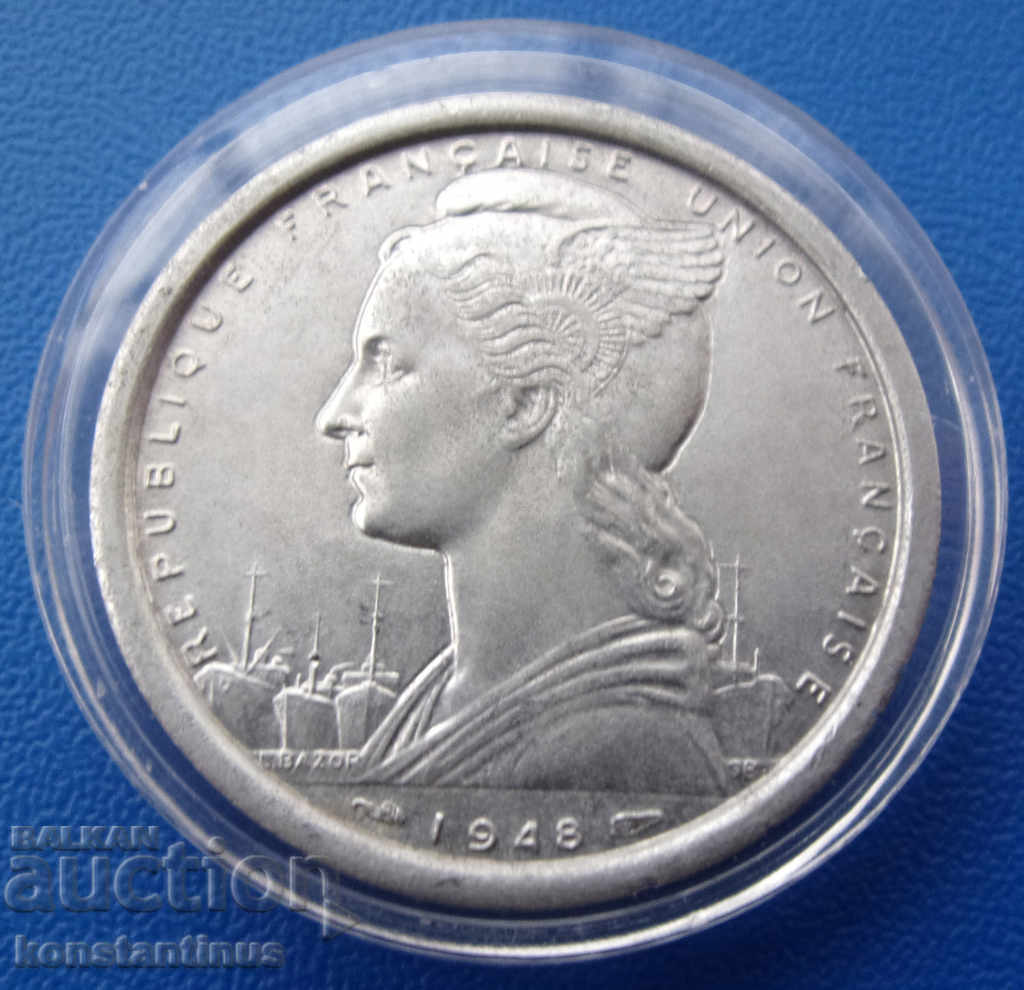 Saint Pierre și Miquelon 2 Frank 1948 Rare cu preț € 23.01 | 45.00 BGN