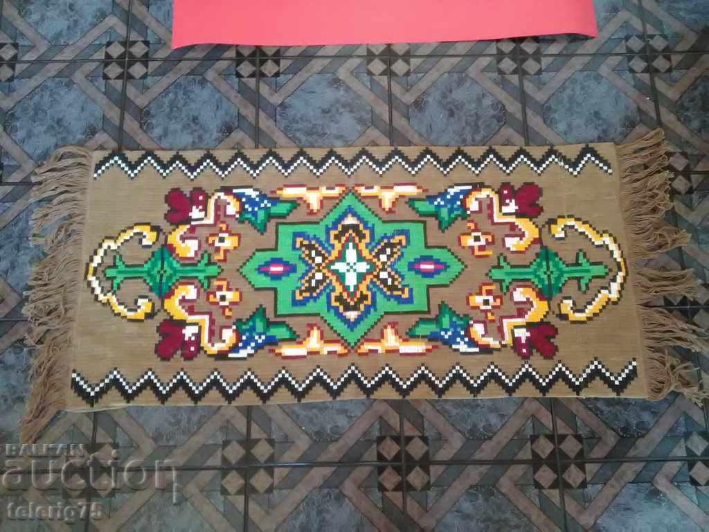 Old Bulgarian Woven Fabric Pano / Gobelin / Box / Carpet