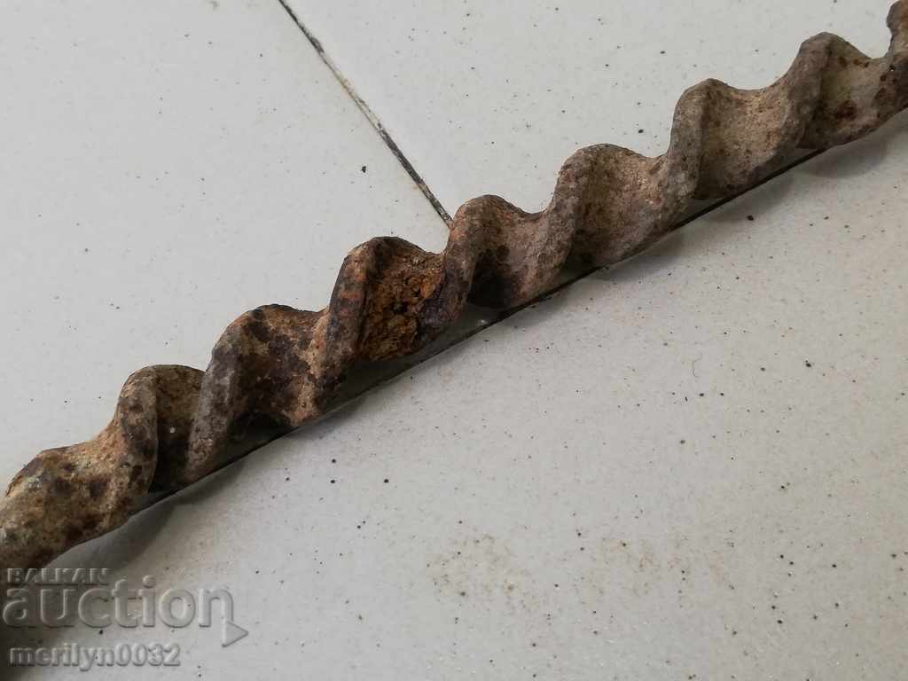 An old forged hook, a lock for a lock forged iron - 6 An old forged hook, a lock for a lock forged iron - 6