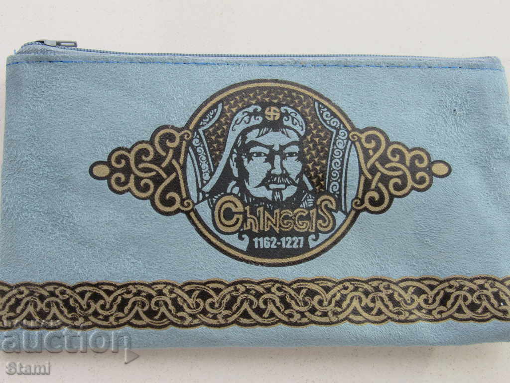 Αυθεντικό πορτοφόλι της Μογγολίας με εθνικά μοτίβα του Καζακστάν