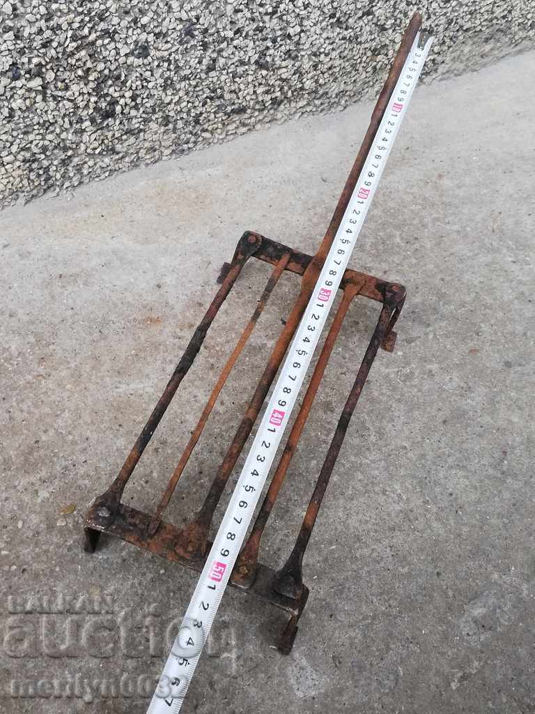 An old hand-forged grill, a steak, wrought iron - 6 An old hand-forged grill, a steak, wrought iron - 6